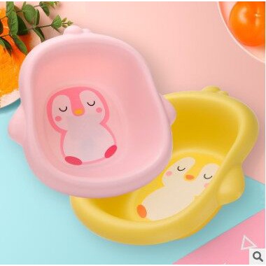 อ่างล้างหน้าเด็ก-ขนาดเล็กรูปนกแพนกวิน-ปลอดภัยจากแบคทีเรีย-ทำจากวัสดุจากธรรมชาติ