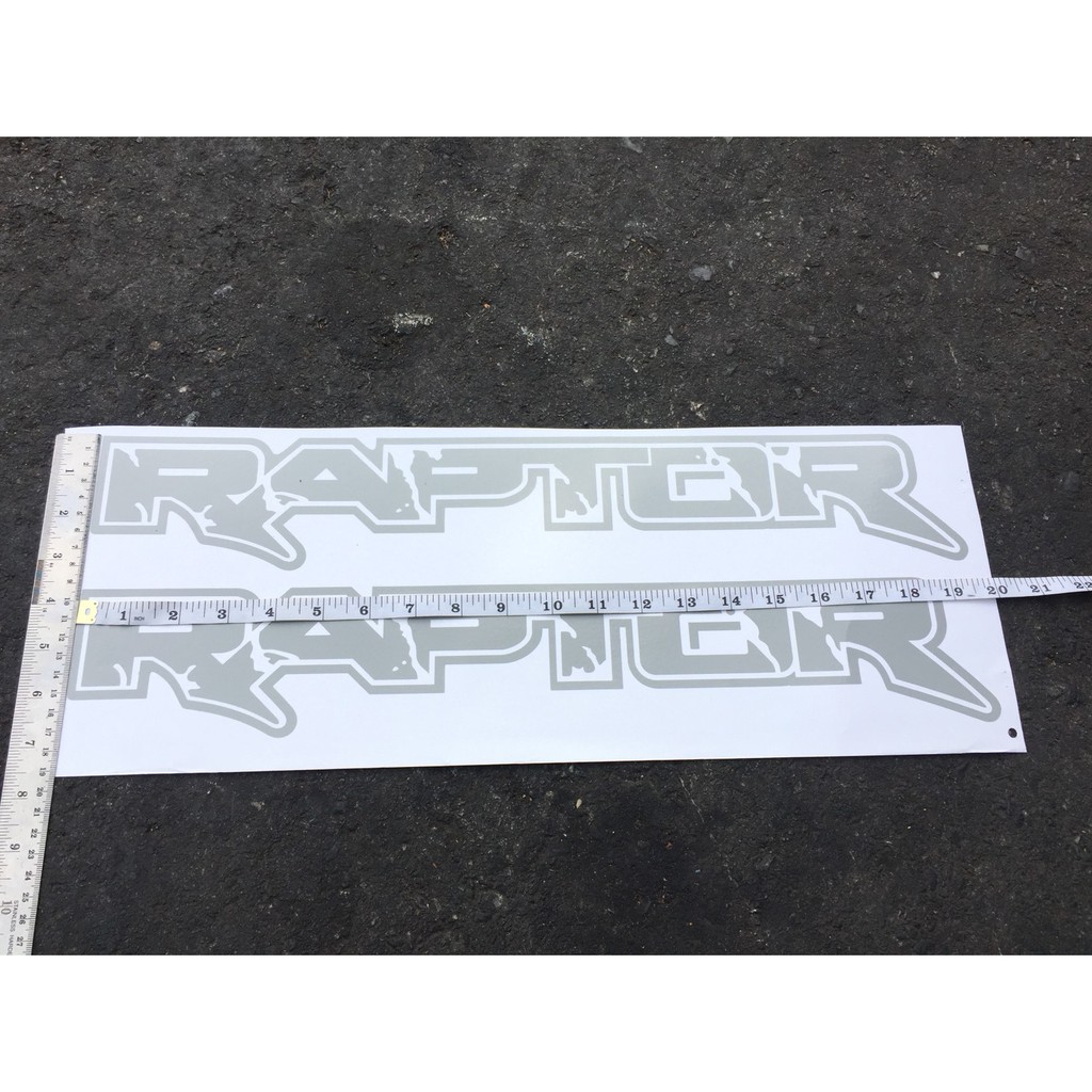 raptor-ford-ranger-sticker-decals-สติกเกอร์-กระบะ-ท้าย-แต่ง-สีดำ-สีเทา-black-gray