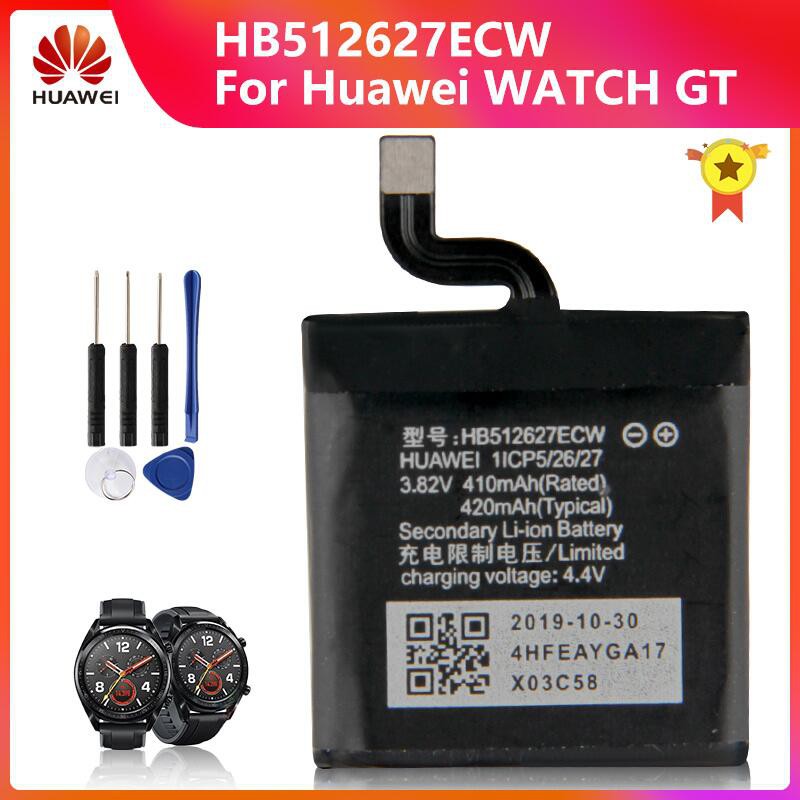 แบตเตอรี่-huawei-watch-gt-hb512627ecw-แบตเตอรี่ของแท้สำหรับนาฬิกาhuawei-gt-ftn-b19-420mah-เครื่องมือ