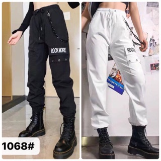 สินค้า พร้อมส่ง💖❤️กางเกงแฟชั่น กางเกงขายาว กางเกงแนวเกาหลี กางเกงสไตล์เกาหลี กางเกงเต้นกางเกงโซ่ กางเกงล
