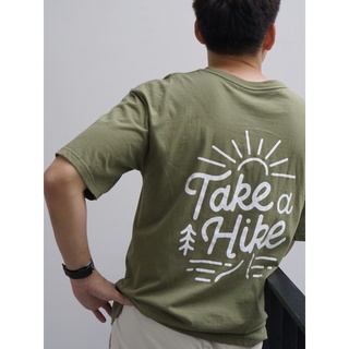 Campland weekend vibes T-shirt ลาย take a hike