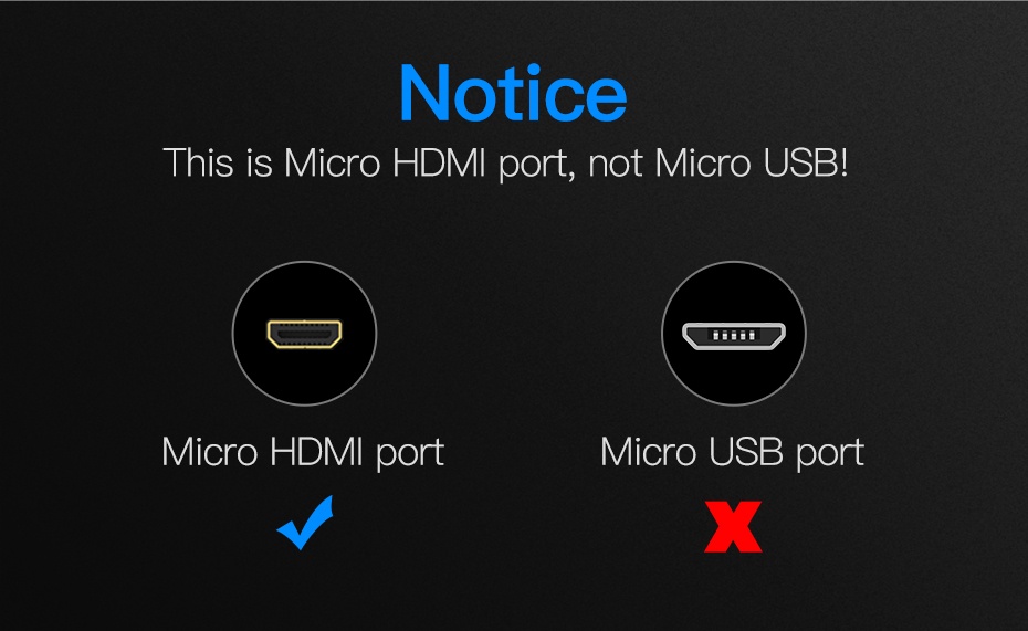 ภาพประกอบของ Vention สาย Micro HDMI to HDMI สายแปลงภาพ 3D 1080p เหมาะสำหรับแท็บเล็ต พีซี กล้องวิดีโอ HD กล้องดิจิตอล แล็ปท็อป จอภาพ โปรเจคเตอร์