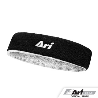 ARI HEADBAND - BLACK/WHITE ผ้าคาดศีรษะซับเหงื่อ อาริ เฮดแบนด์ สีดำขาว