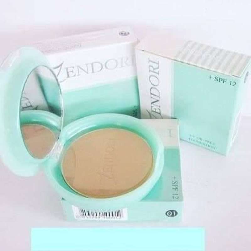 zendori-aura-white-foundation-powder-แป้งพัฟเซนโดริออร่าไวท์-ตลับสีชมพู-ของแท้