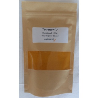 ขมิ้น  Turmeric Turmeric Powder 150g Bag Aspiceandi