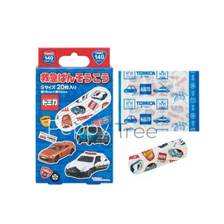 สินค้า พลาสเตอร์ปิดแผล Skater ลายรถ Tomica พลาสเตอร์รูปรถ พลาสเตอร์ ลายการ์ตูน