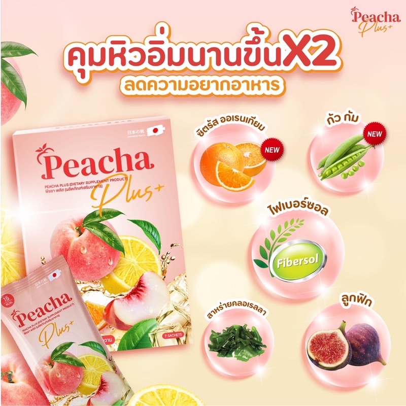 10-แถม-10-สูตรใหม่-ชาพีชพลัส-peacha-plus-ชาพีชลดพุง-ชาพีชคุมหิว-เผาผลาญไขมัน