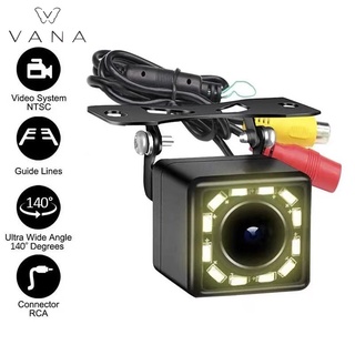 ภาพขนาดย่อของสินค้ากล้องถอยหลัง 2 LED Night Vision Waterproof รถ กล้องมองหลัง