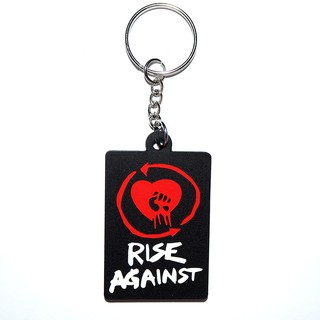 พวงกุญแจยาง Rise Against