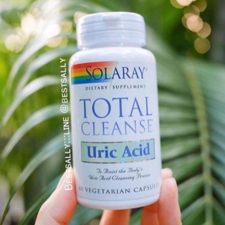 Solaray Total Cleanse Uric Acid, 60 Vegetarian Capsules บรรเทาอาการโรคเก๊าท์