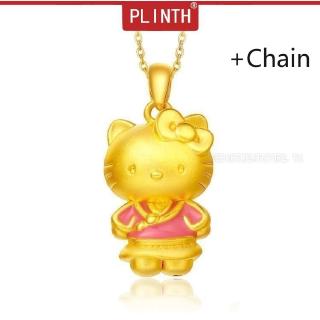 PLINTH 24K Gold Stud จี้แมวญี่ปุ่น1709