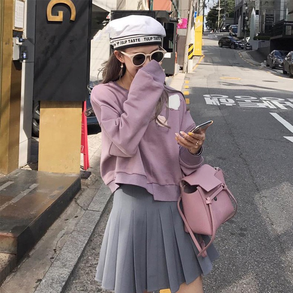 ภาพหน้าปกสินค้าแว่นกันแดด ทรงกลม สไตล์เกาหลี สำหรับผู้หญิง พร้อมส่ง มีปลายทาง 2 รุ่น จากร้าน ucobuy2 บน Shopee