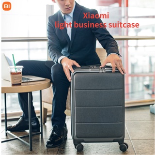 Xiaomi MI Light suitcase travel case luggage กระเป๋าเดินทางธุรกิจ Light Business Boarding Case  ABS + PC กระเป๋าเดินทาง 20 นิ้ว ผู้ชาย ผู้หญิง ธุรกิจ การเดินทาง รถเข็น กรณีด้านหน้าเปิดฝากระเป๋าเดินทางรหัสผ่านกล่อง กระเป๋าเดินทางธุรกิจขนาดเล็ก