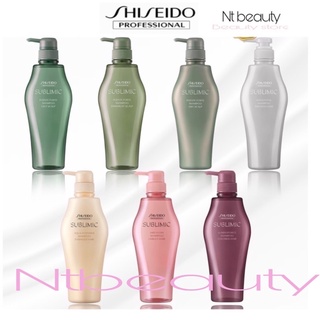 สินค้า Shiseido sublimic shampoo 500 ml 7 สูตร aqua lumino adenovital airyflow dandruff oily dry fuente แชมพู ชิเชโด้  ซับลิมิท