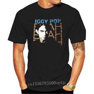[S-5XL] เสื้อยืดแขนสั้น พิมพ์ลาย Iggy Pop 1986 Blah Blah สไตล์วินเทจ สําหรับผู้ชาย