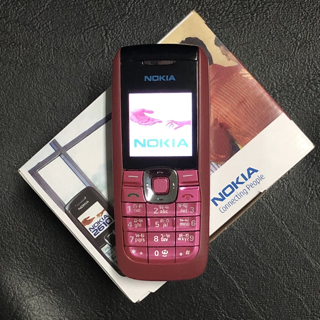 ราคาและรีวิวโทรศัพท์มือถือโทรศัพท์ปุ่มกด NOKIA PHONE 2610 เหมาะกับผู้สูงอายุทุกวัยใหม่ ภาษาไทย
