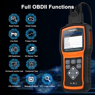 Foxwell NT630 Plus OBD2 เครื่องสแกนเนอร์วินิจฉัยรถยนต์ ABS