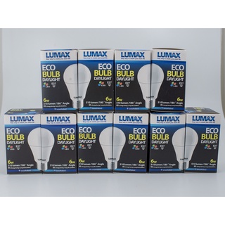ภาพหน้าปกสินค้าหลอดไฟ LED (E27) แสงขาว (Daylight) 6W  LUMAX (แพ็ค 10 หลอด) ที่เกี่ยวข้อง