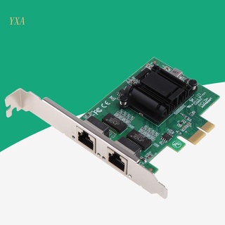ภาพหน้าปกสินค้าอะแดปเตอร์การ์ดเครือข่ายเซิร์ฟเวอร์ YXA Intel 82571 Dual Gigabit Port PCIE X1 1000M RJ45 x2 ที่เกี่ยวข้อง