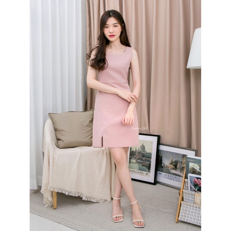 common-cold-dress-รุ่น-sherbet-ผ่าหน้า