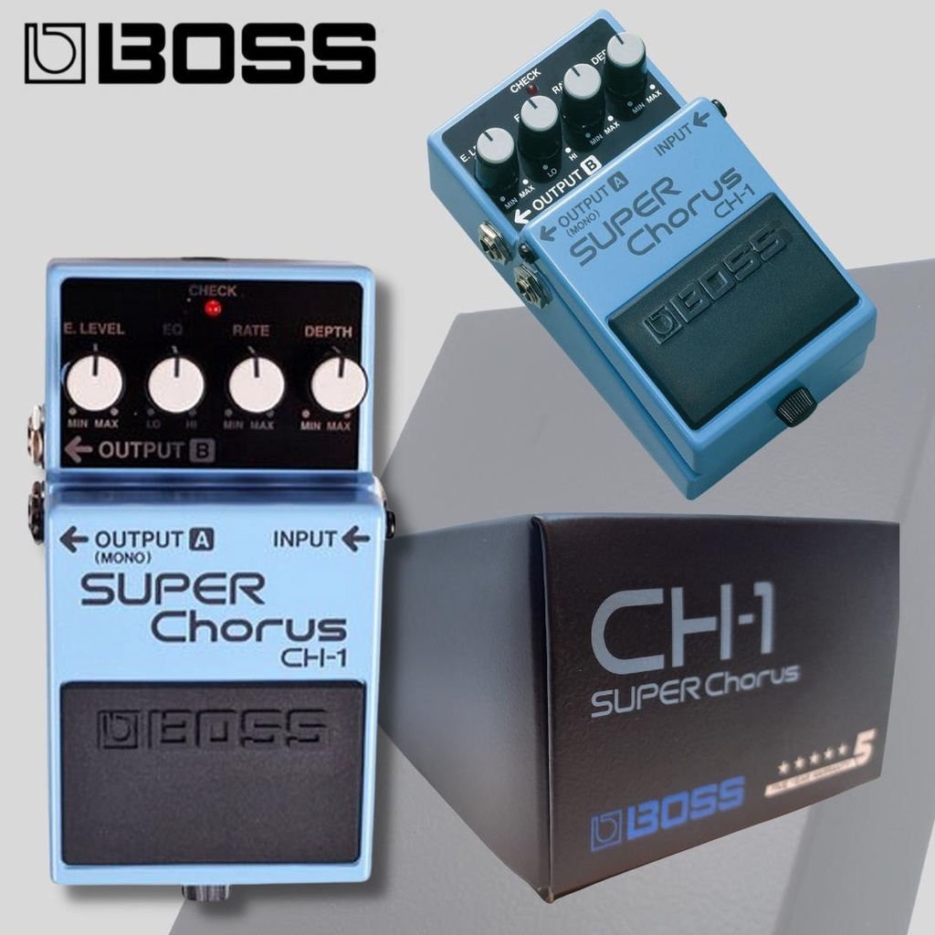 เอ็ฟเฟ็กกีตาร์ไฟฟ้า BOSS CH-1 เสียง Super Chorus | Shopee Thailand