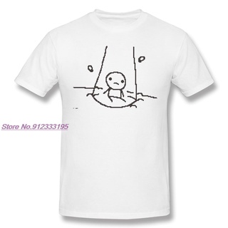 เสื้อยืดผ้าฝ้ายพิมพ์ลายคลาสสิก เสื้อยืด พิมพ์ลาย The Binding Of Isaac ขนาดใหญ่ แฟชั่นฤดูร้อน สีขาว