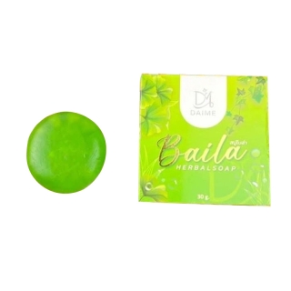 โปรโมชั่น : สบู่ใบล่า เอิร์นไดเม่ Baila สบู่ลดสิว ฝ้า กระ หน้าใส 30กรัม