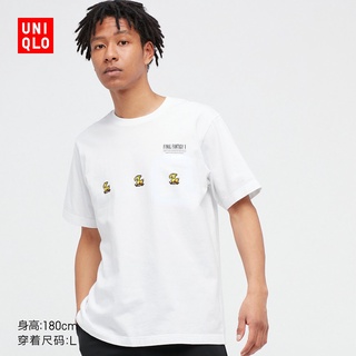 Uniqlo UT เสื้อยืดแขนสั้น พิมพ์ลาย Final Fantasy สําหรับผู้ชาย และผู้หญิง 449078