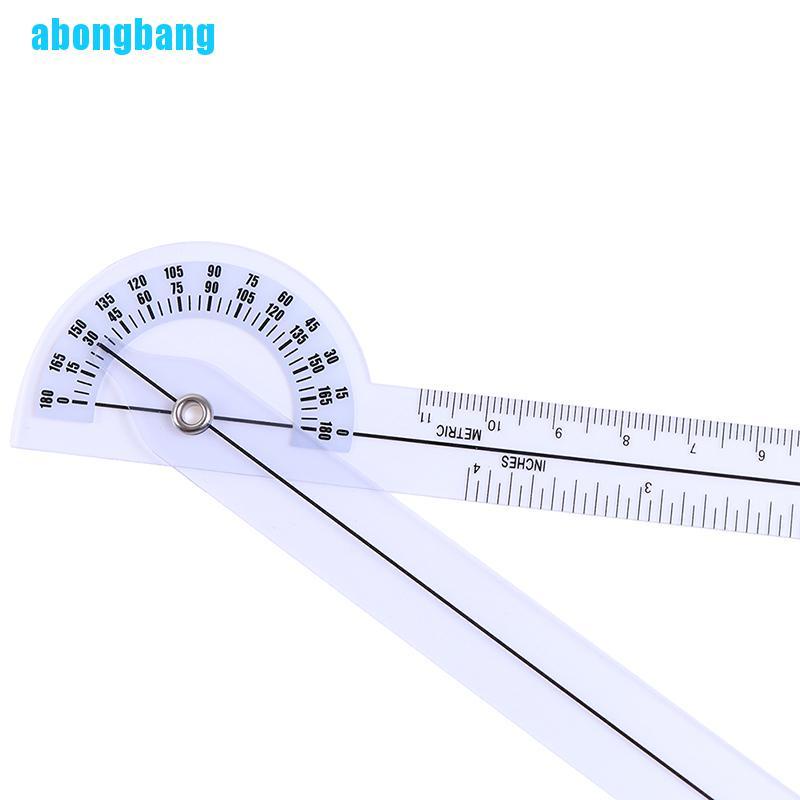 abongbang-ไม้โปรแทรกเตอร์วัดมุมนิ้วมือ-12-8-6-นิ้ว-สําหรับแพทย์-1-ชิ้น