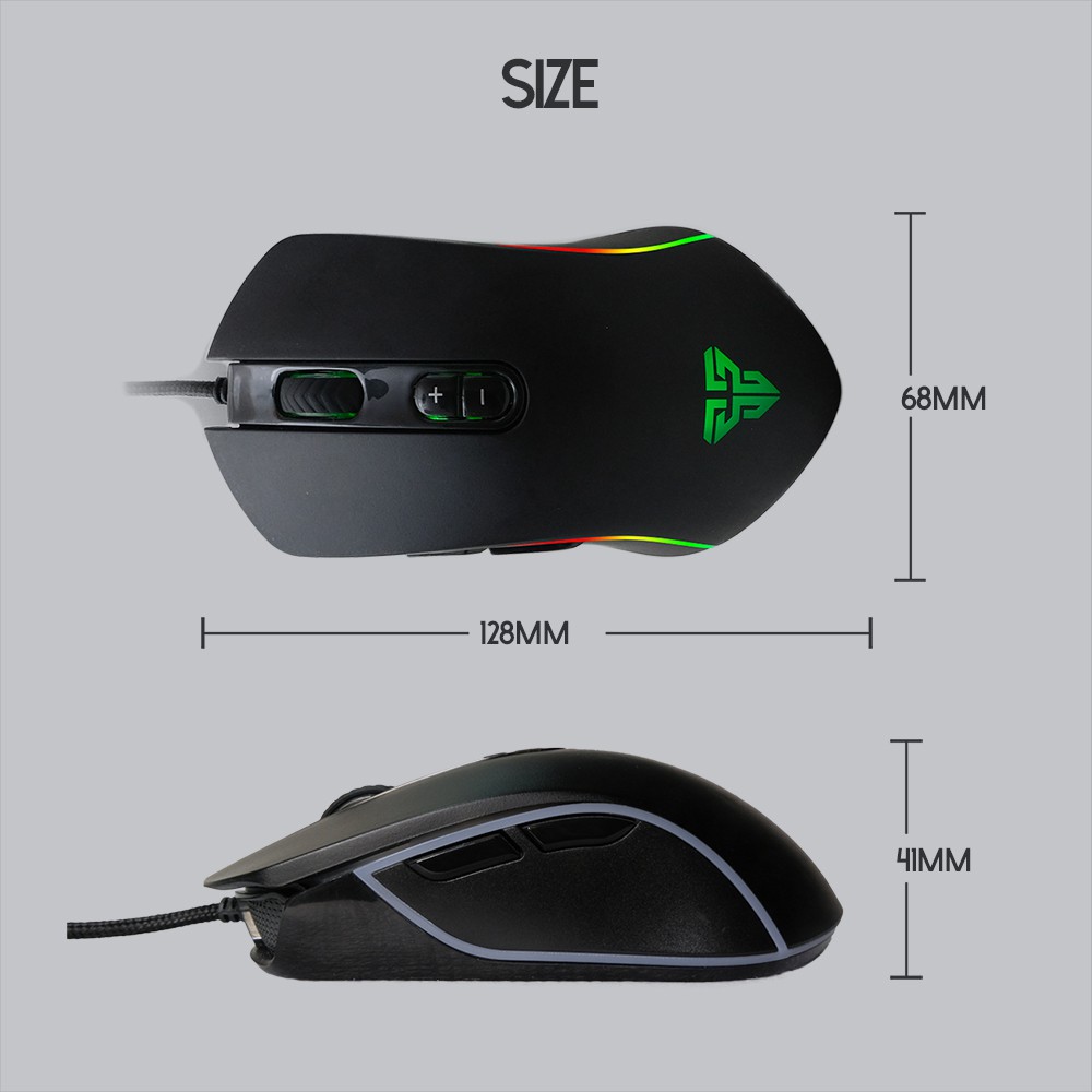 ภาพสินค้าFANTECH รุ่น X9 THOR Optical Macro Key RGB Gaming Mouse เมาส์เกมมิ่ง ออฟติคอล ตั้งมาโครคีย์ได้ คู่กับแผ่นรองเมาส์ MP292 จากร้าน gadgetvilla บน Shopee ภาพที่ 7