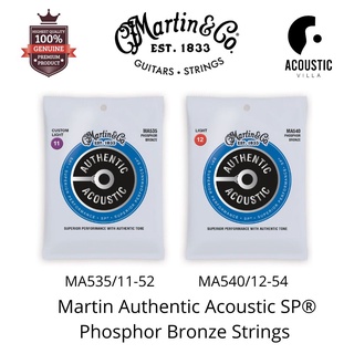 สายกีตาร์โปร่ง Martin Authentic Acoustic SP Phosphor Bronze