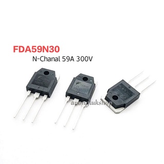 FDA59N30 59N30 Mosfet N-chanal 300V 59A TO-3P  1ตัว 👉👉สินค้าพร้อมส่ง