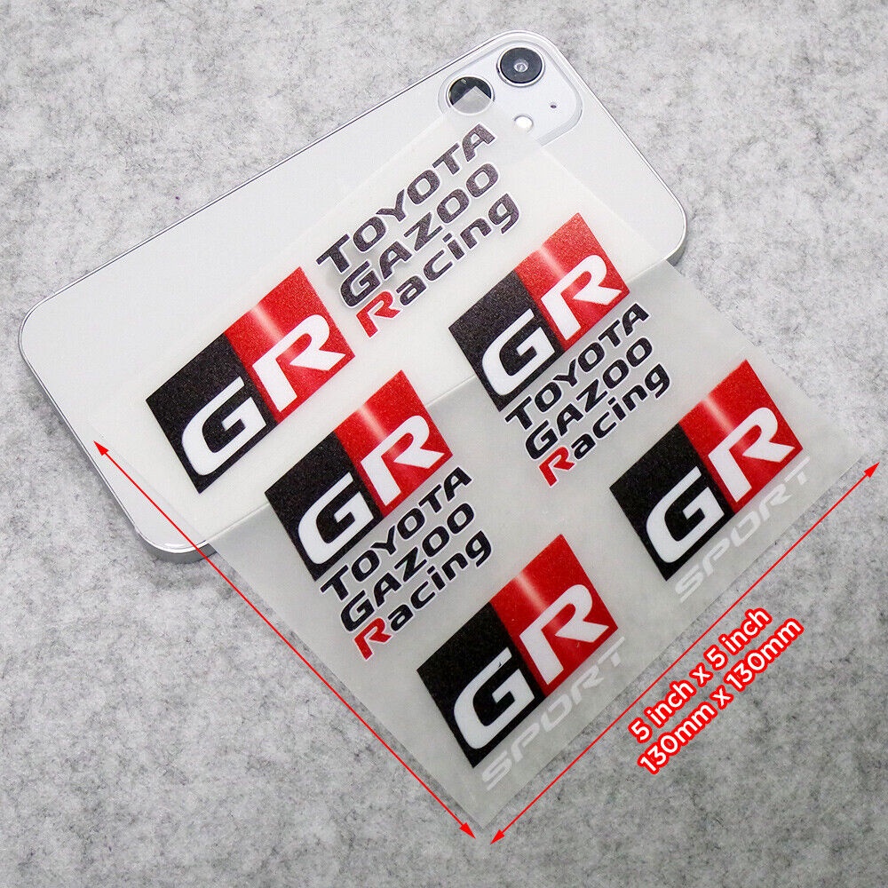สติกเกอร์ไวนิล-ลายโลโก้-toyota-gazoo-racing-gr-สําหรับติดตกแต่งรถยนต์