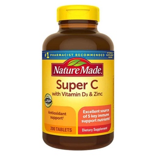 Nature Made Super C Immune Complex, 60 / 200 เม็ด  Vitamin C,