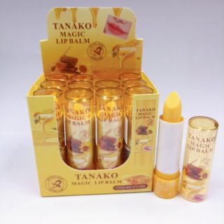 สินค้า HT-055 ขายยกกล่องนะคะ​ Tanako​ magic​ Lip​ balm​ ลิปมันเปลี่ยนสี​ กลิ่นน้ำผึ้งอ่อนๆ