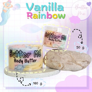 Body Butter ครีมทาตัว Organic 100% กลิ่น Vanilla Rainbow 50 g.