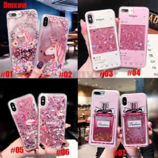 For Vivo Y19 Y17 Y15 Y13 Y12 Y11 Y9S S1 S5 X30 V17 Pro Case Quicksand Liquid Unicorn Flamingo Glitter Bling Cartoon Cover
