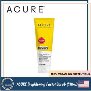 [พร้อมส่ง/ของแท้] ACURE Brightening Facial Scrub 118ml สครับผิวหน้าอันดับ 1 ใน iHerb