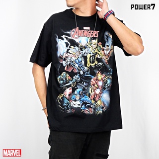 ผ้าฝ้าย 100% เสื้อยืดการ์ตูน ลาย มาร์เวล ลิขสิทธ์แท้ MARVEL COMICS  T-SHIRTS (MX-007)S-3XL