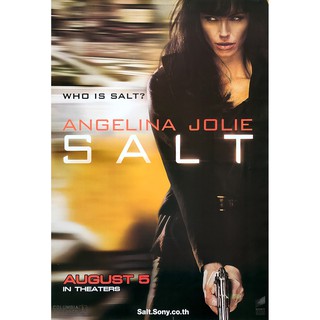 โปสเตอร์ หนัง SALT (2010) สวยสังหาร POSTER 24”x35” นิ้ว American Action Thriller Film Angelina Jolie