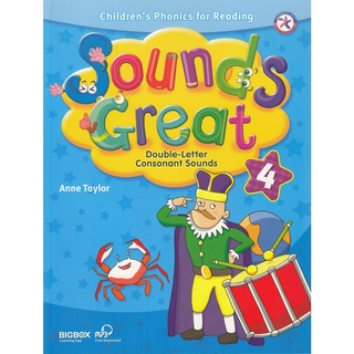 DKTODAY หนังสือ SOUNDS GREAT 4:CHILDRENS PHONICS READING WITH MP3 DOWNLOAD