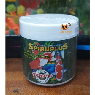 Spiruplus สาหร่ายผง สไปรูลิน่า 100% ใช้ผสมอาหารปลา หรือ กุ้ง ช่วยเร่งสีแดง โดยธรรมชาติ เร่งโต ป้องกันโรค