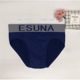 สินค้า ESUNA SHOP กางเกงในผู้ชายผ้าทอขาเว้ากางเกงในผ้านิ่มใส่สบาย C351#