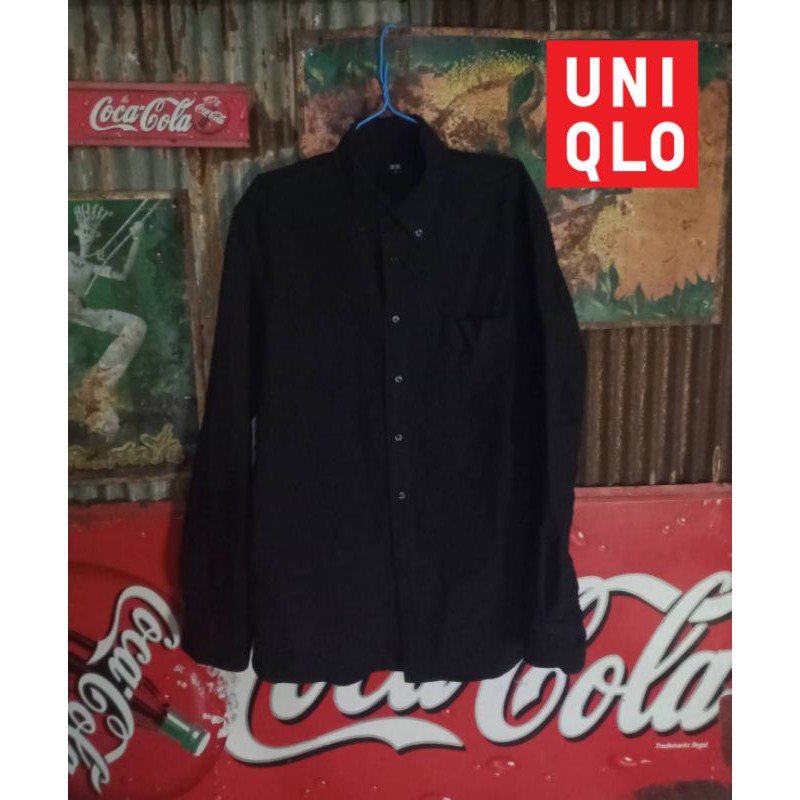 เสื้อเชิ๊ตuniqloแท้-มือสอง-ซื้อจากshop