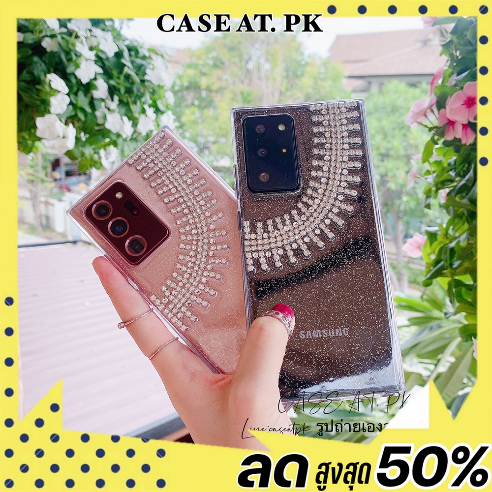 ร้านไทย-เคสเพชรโค้ง-case-galaxy-samsung-s21-ultra-note20-ultra-a52-iphone-12-promax-ลายแบรนด์