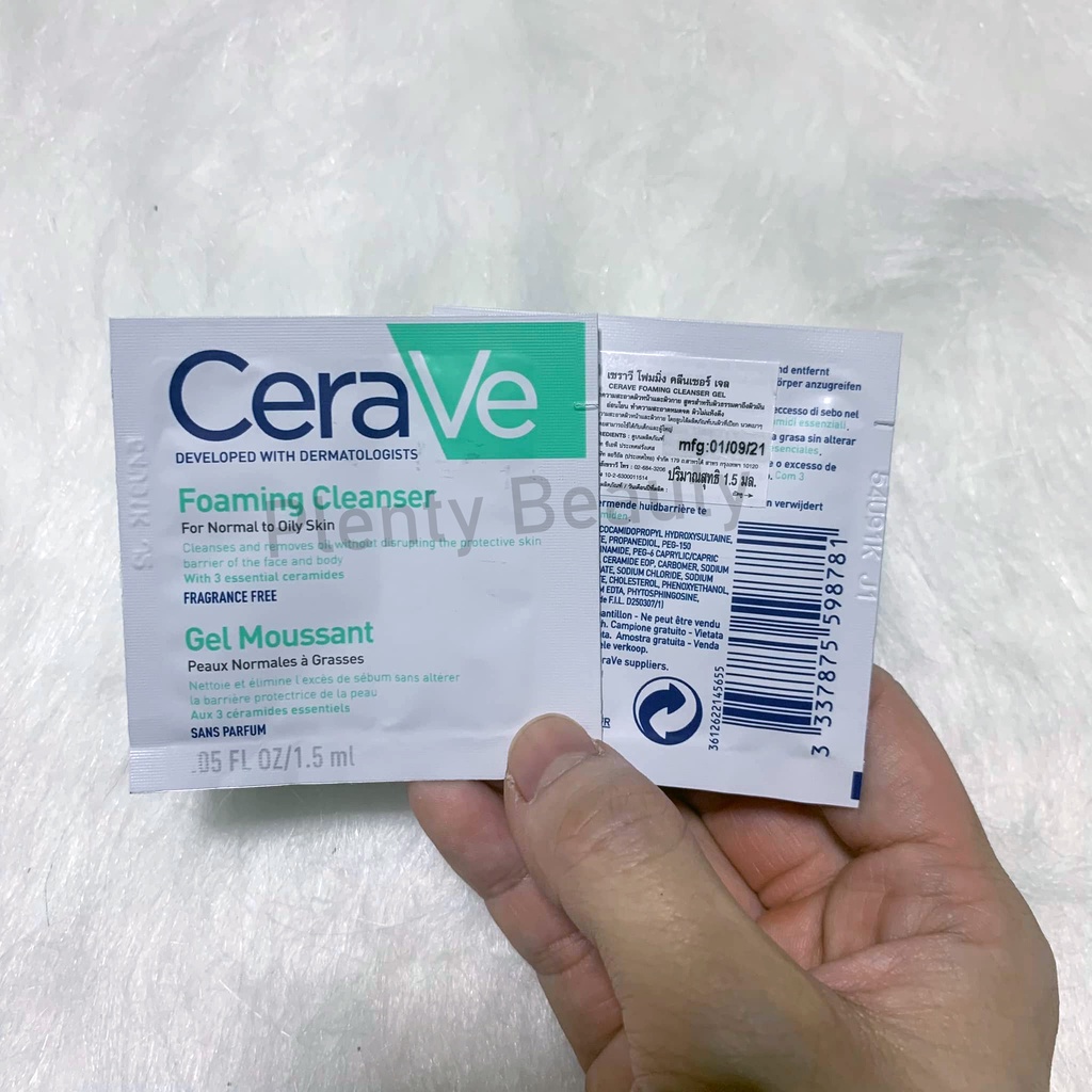 Cerave CE RAVE tester ขนาดทดลอง Moisturising Cream 7 ml / Lotion 7 ml ...
