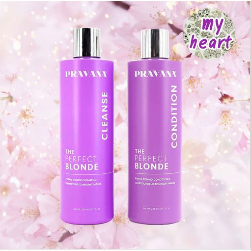 Pravana The Perfect Blonde Purple Toning Shampoo Cleanse Conditioner   F13bb6364d7fe671d7a251077ad1f48d