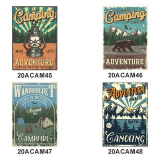 สติ๊กเกอร์เกม Camping setตัวรีดติดหมวกตัวรีดติดเสื้อ สั่งทำ