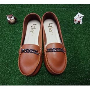 ภาพหน้าปกสินค้าSize 34-45 รองเท้าคัทชู โซ่ หนังนิ่ม Lily Shoes จากร้าน seuseu บน Shopee