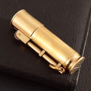 Zorro ของแท้▲น้ำมันก๊าดไฟแช็ก liner bullet shell รูปร่างเดิมทองแดง knurling น้ำมันเครื่องสร้างสรรค์บุคลิกภาพล้าสมัยบดล้อ